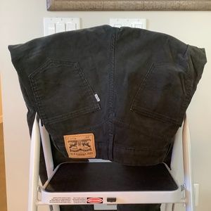 Corduroy Grey Pants Slim Fit LEVI